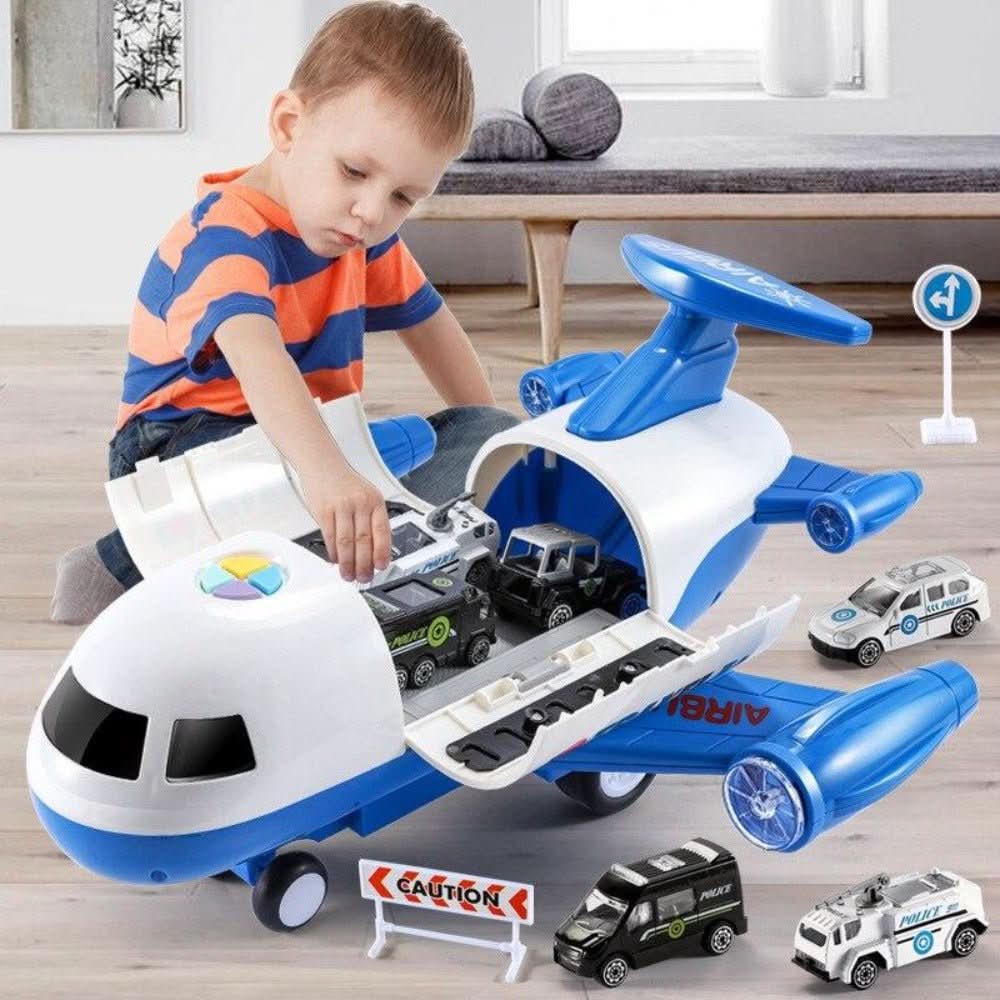 Adventure AirPlay Set | Transforming Aeroplane Playset with Vehicles