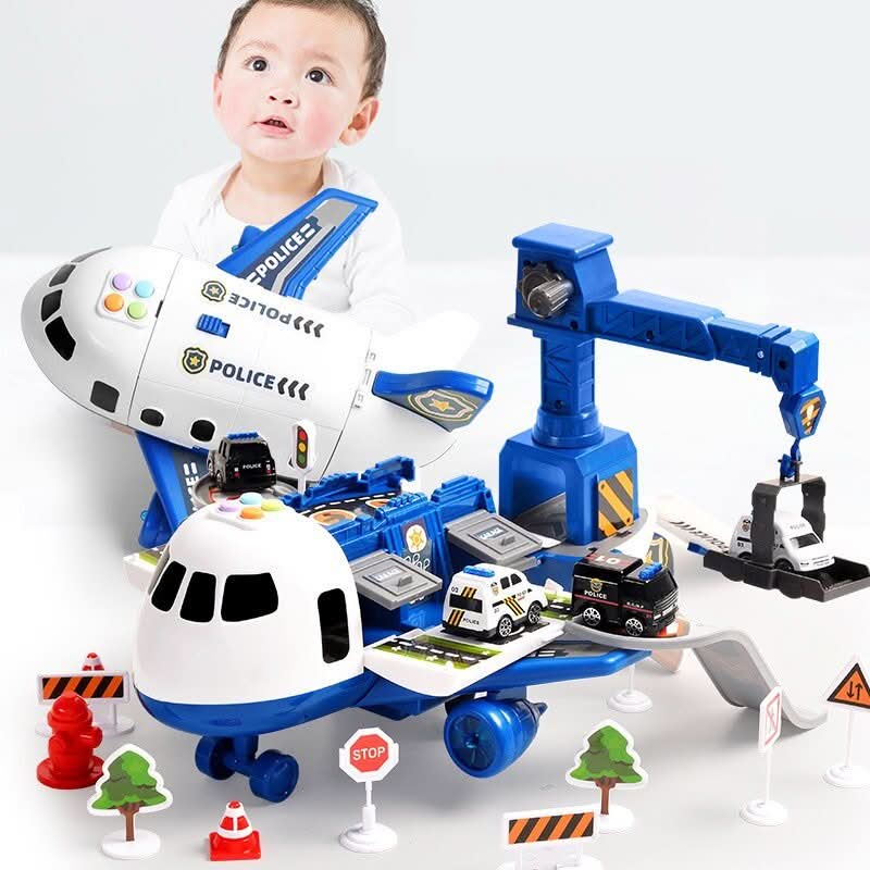 Adventure AirPlay Set | Transforming Aeroplane Playset with Vehicles
