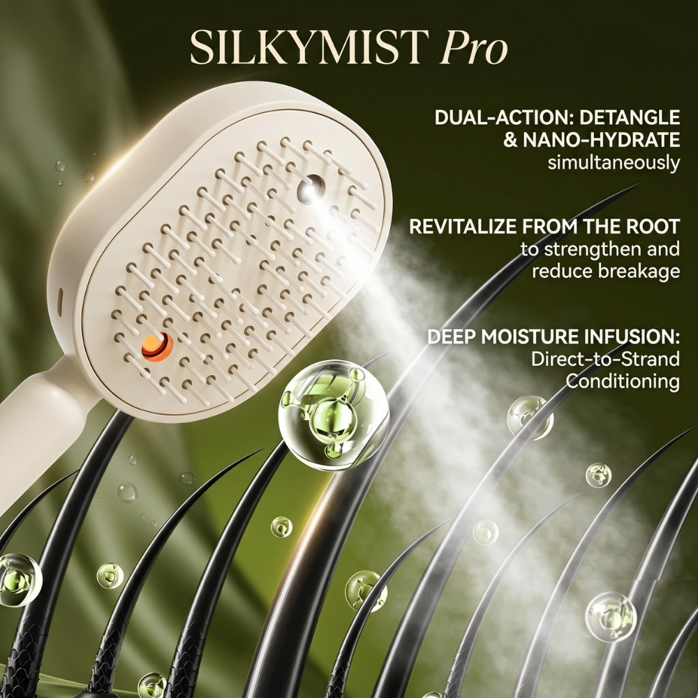 Air Cushion Massage Comb | Fine Mist As You Brush