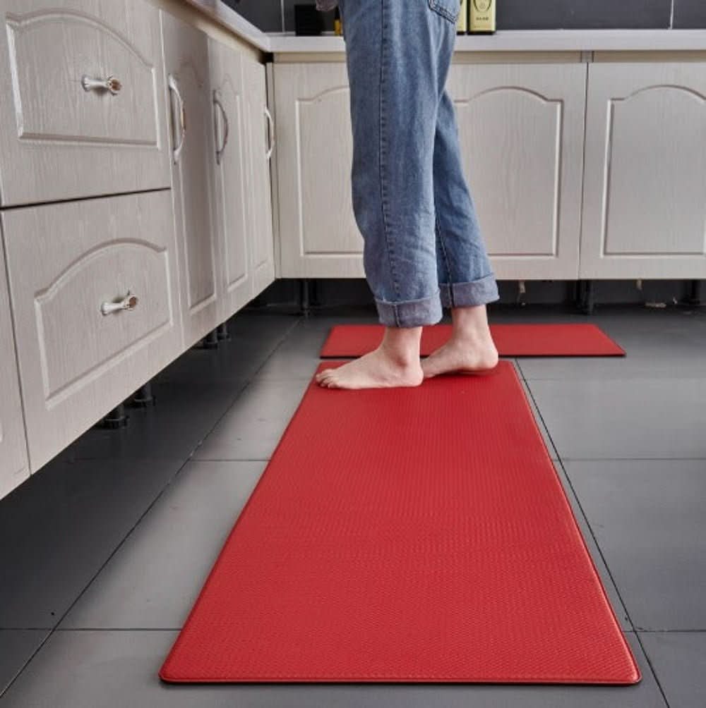 Anti-Fatigue Kitchen Mat, PU | 4 Sizes, 45x75 to 45x180 cm | Non-Slip, Waterproof, Cushioned Support, Machine Washable