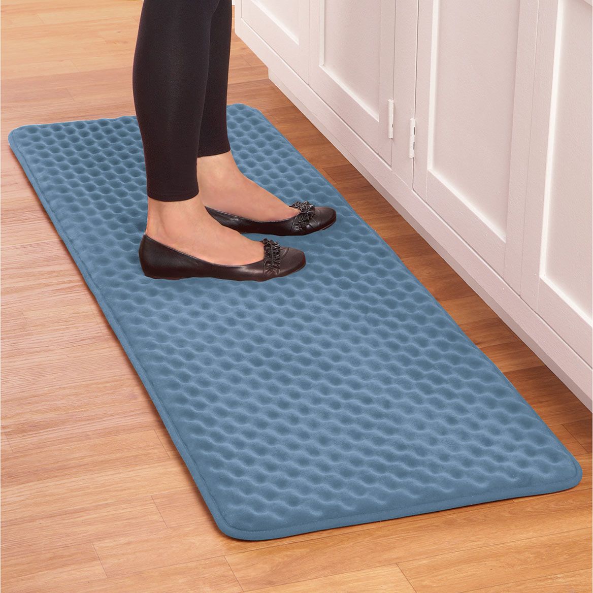 Anti-Fatigue Kitchen Runner Foam Mat | Available in 4 Colours | 1-Inch Cushioned Comfort for Hard Kitchen Floors
