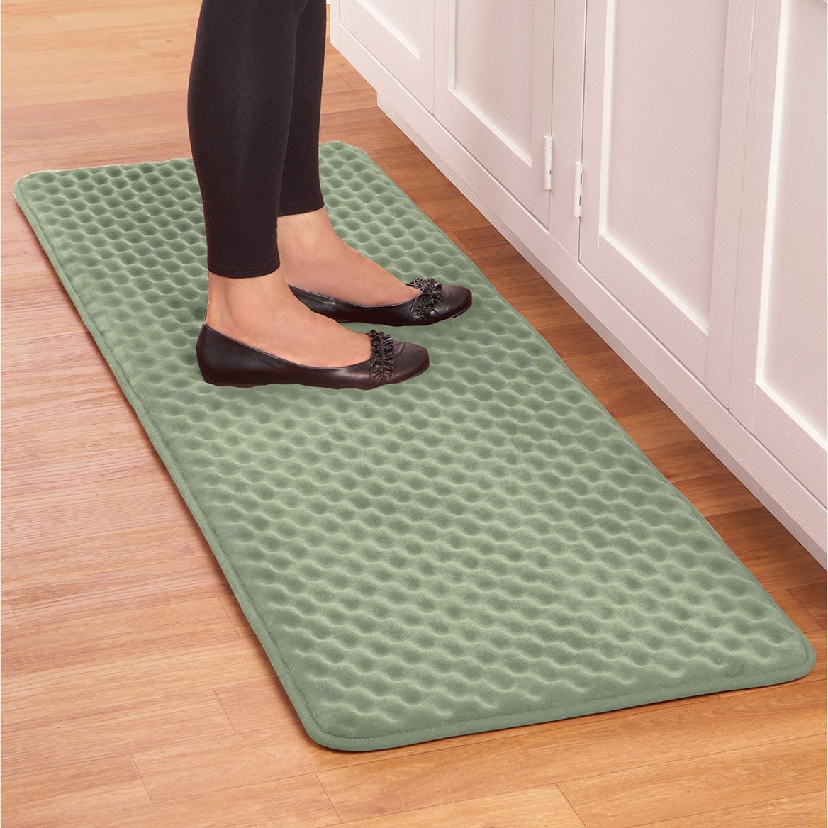 Anti-Fatigue Kitchen Runner Foam Mat | Available in 4 Colours | 1-Inch Cushioned Comfort for Hard Kitchen Floors