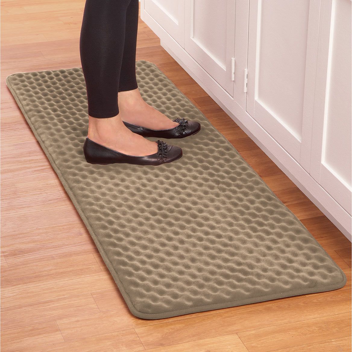Anti-Fatigue Kitchen Runner Foam Mat | Available in 4 Colours | 1-Inch Cushioned Comfort for Hard Kitchen Floors