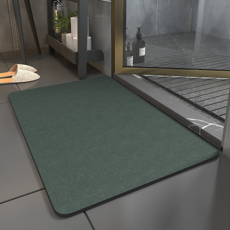 Anti-Slip Bath Mat Quick-Dry | 40x60 to 60x90 cm, 5 Colours | Slip-Resistant Base, Machine Washable, Modern Design
