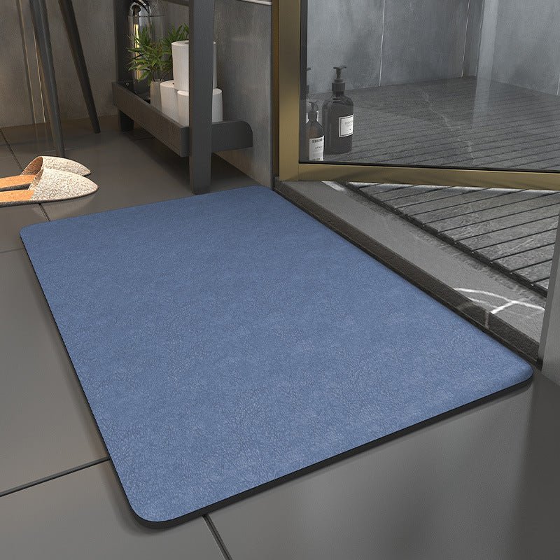 Anti-Slip Bath Mat Quick-Dry | 40x60 to 60x90 cm, 5 Colours | Slip-Resistant Base, Machine Washable, Modern Design