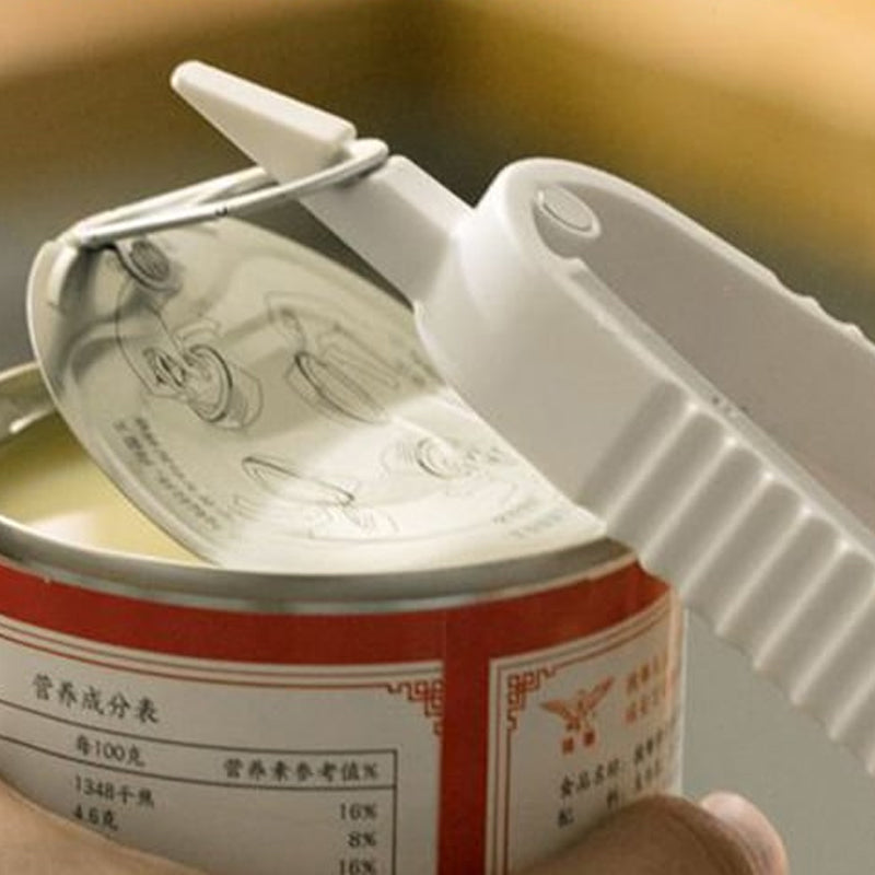 Anti-Slip Jar Opener Plastic | Rubber Teeth Grip Fits 3 Jar Sizes | Easy Opening for Weak Hands, Wet Hands, Seniors & Kids