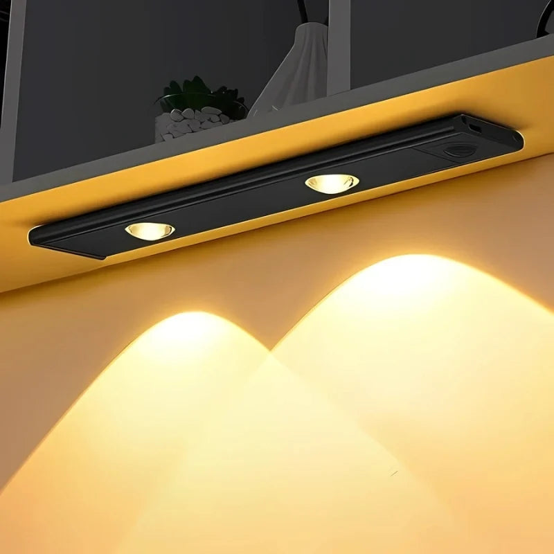 Arc Motion Sensor Light | Rechargeable, Magnetic Mount & Remote Control | Dimmable Warm, Cool & Natural White LED
