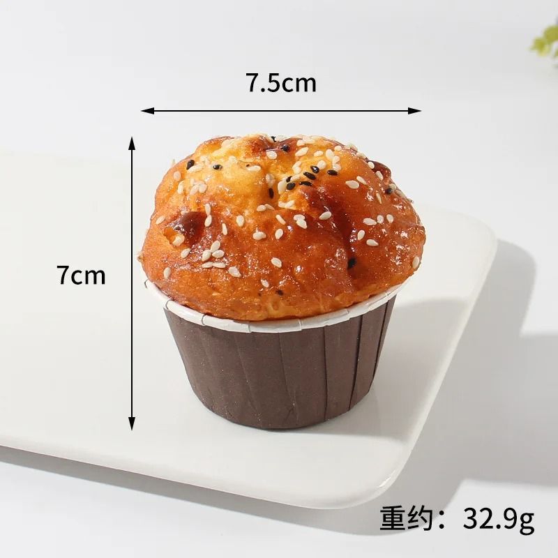 Artificial Food Models Fake Bakery Decor Soft with Wipe-Clean Surface