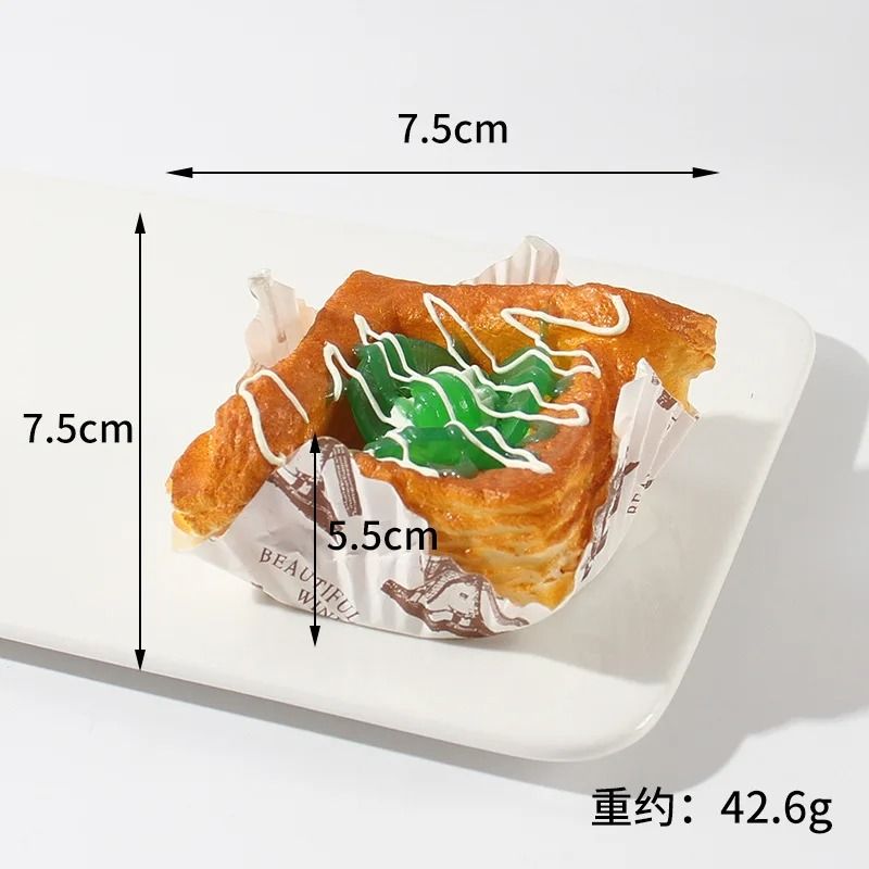Artificial Food Models Fake Bakery Decor Soft with Wipe-Clean Surface