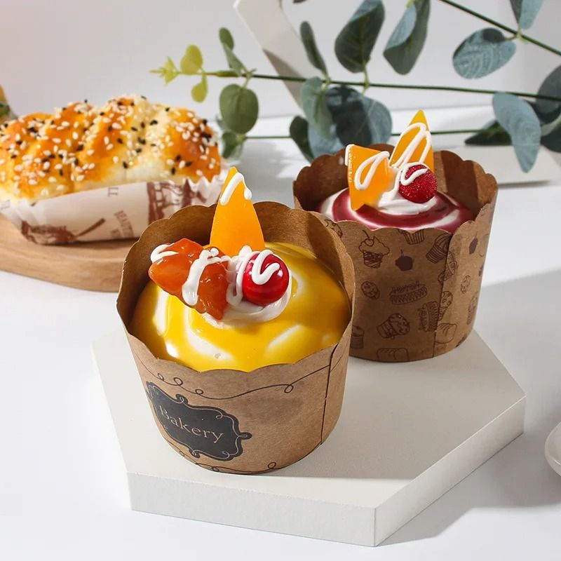 Artificial Food Models Fake Bakery Decor Soft with Wipe-Clean Surface