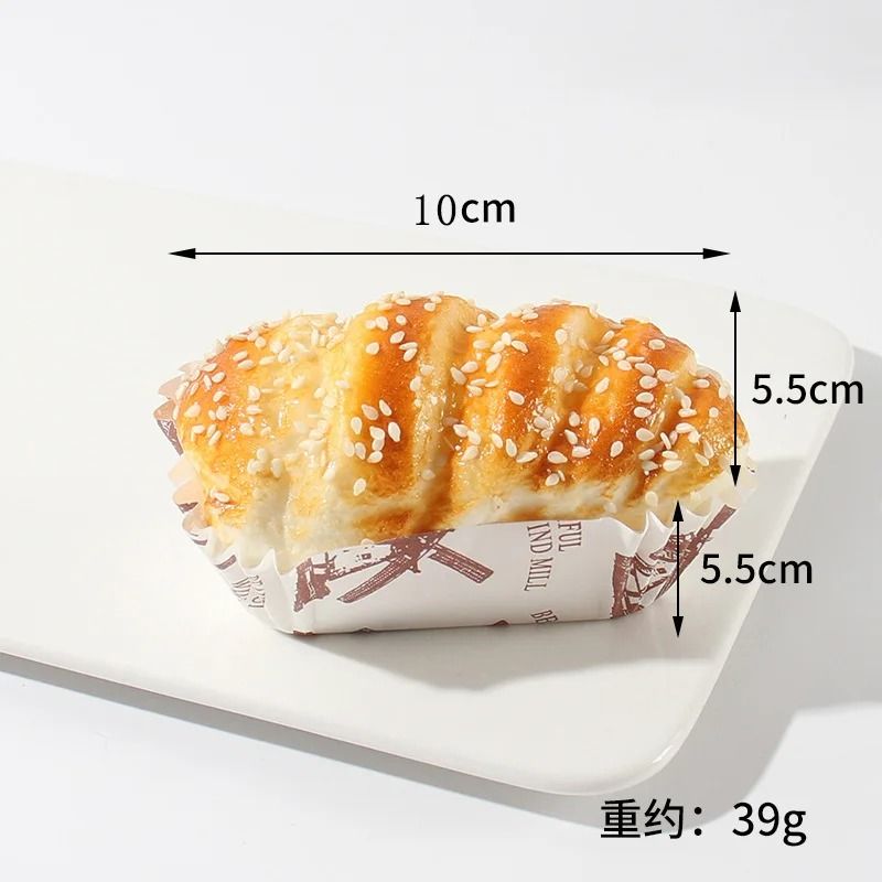 Artificial Food Models Fake Bakery Decor Soft with Wipe-Clean Surface