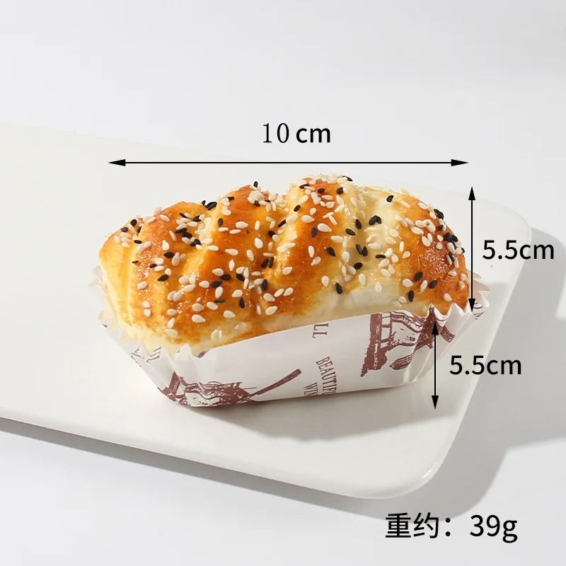 Artificial Food Models Fake Bakery Decor Soft with Wipe-Clean Surface