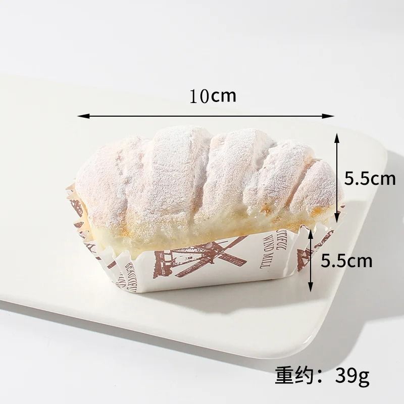Artificial Food Models Fake Bakery Decor Soft with Wipe-Clean Surface