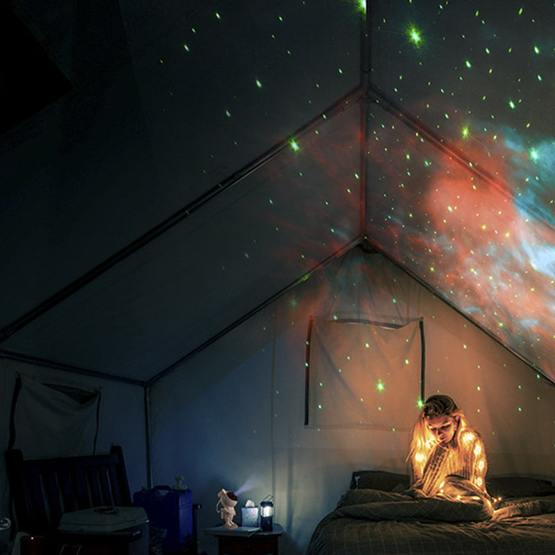 Astronaut Galaxy Projector Light | 8 Light Modes with Remote Control | Rotating Nebula Display for Bedroom Ceiling