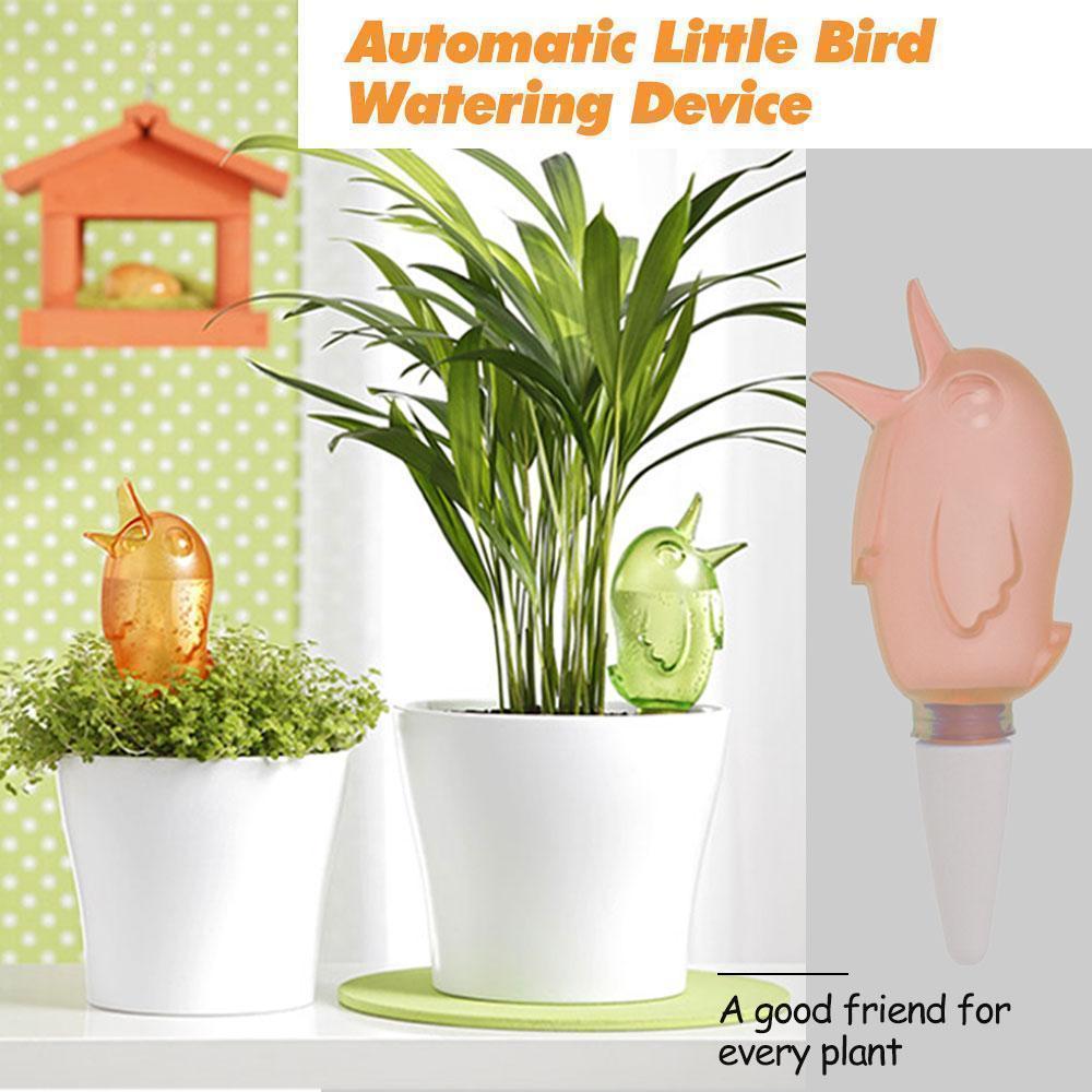 Automatic Plant Watering Bird Spike | 60ml Ceramic Drip with Transparent Water Level Gauge | Self-Watering Care for Potted Plants