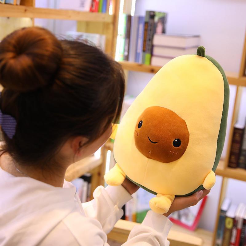 Avocado Stuffed Animal Plush Fruit Novelty Compact with Soft Huggable Fill