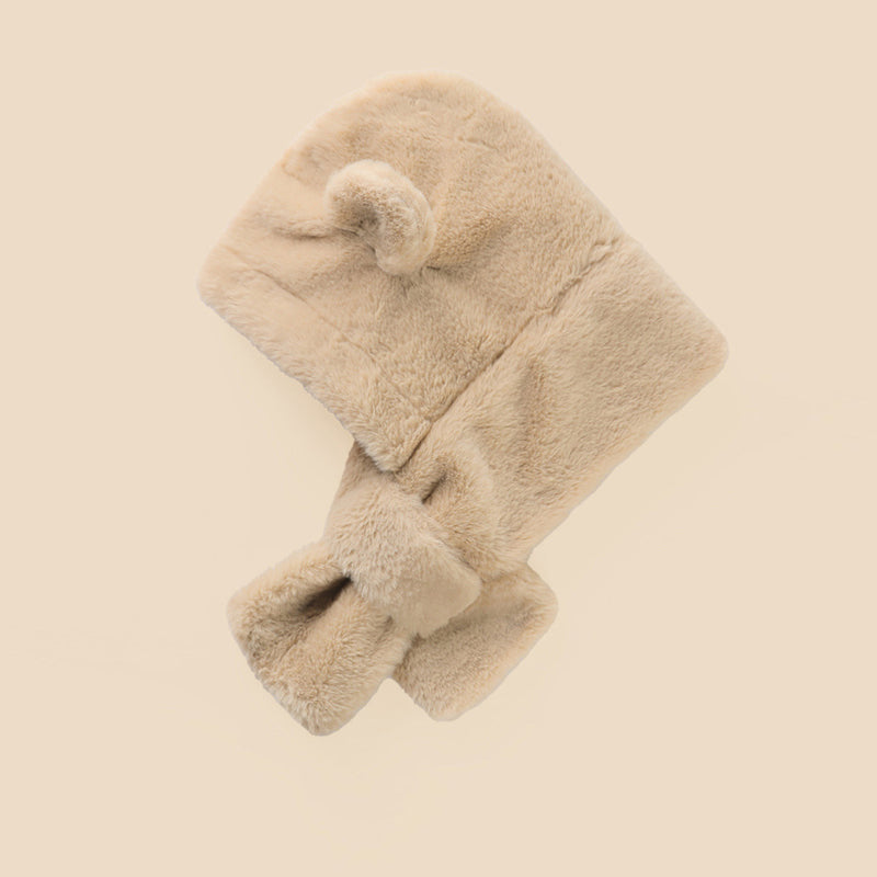 Baby Warm Hooded Hat | Cosy 2-in-1 Hood & Scarf Design