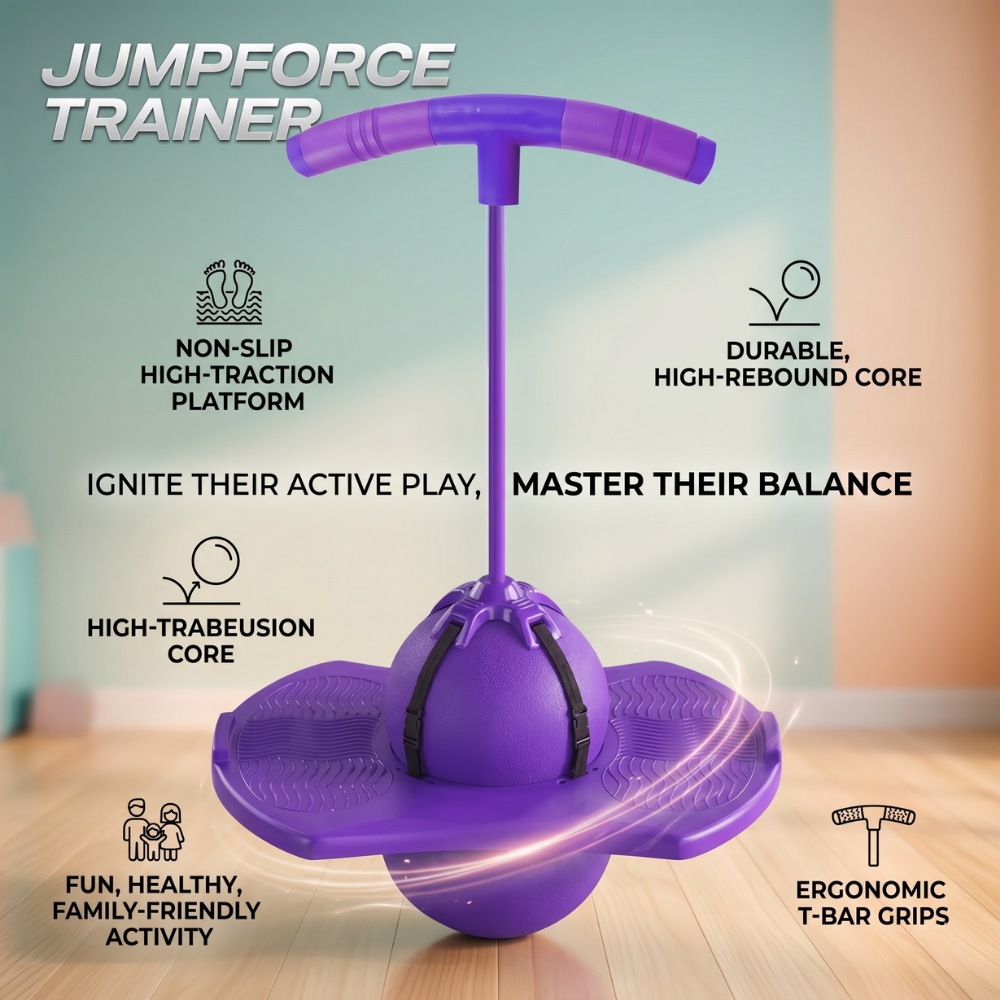 Balance Jumping Ball | Pogo Jumper With Handle And Pump