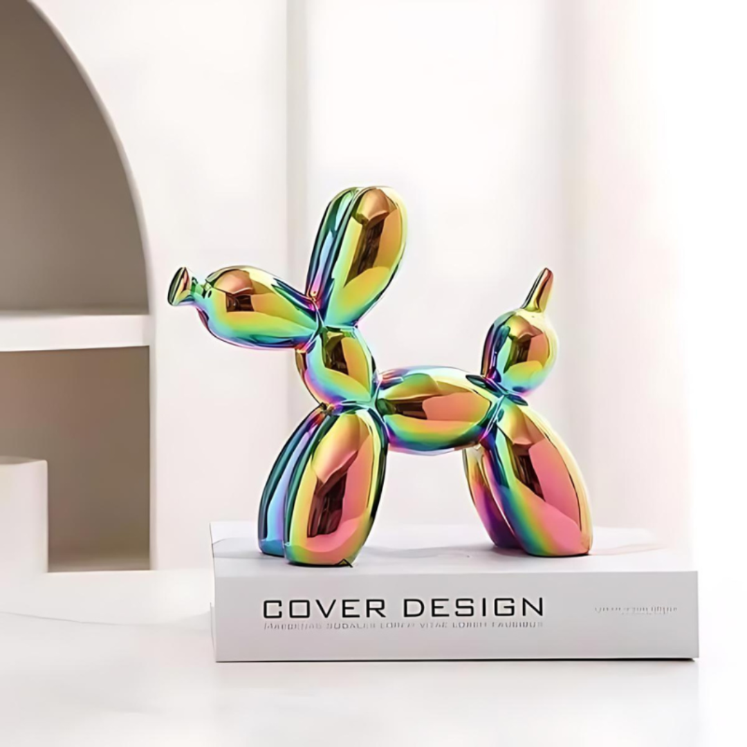 Balloon Dog Sculpture | Mirror Finish, Twisted Segments