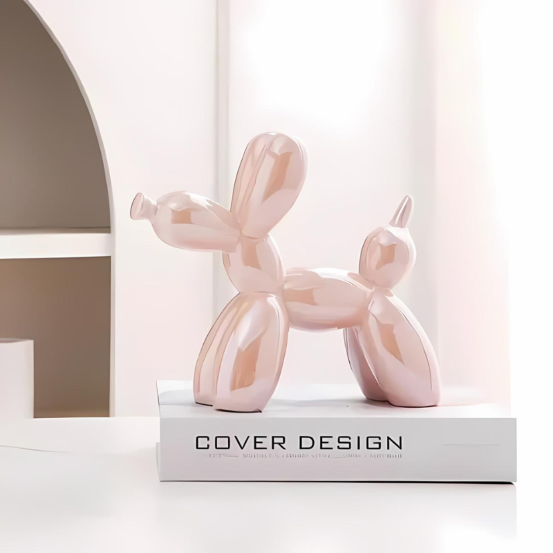 Balloon Dog Sculpture | Mirror Finish, Twisted Segments