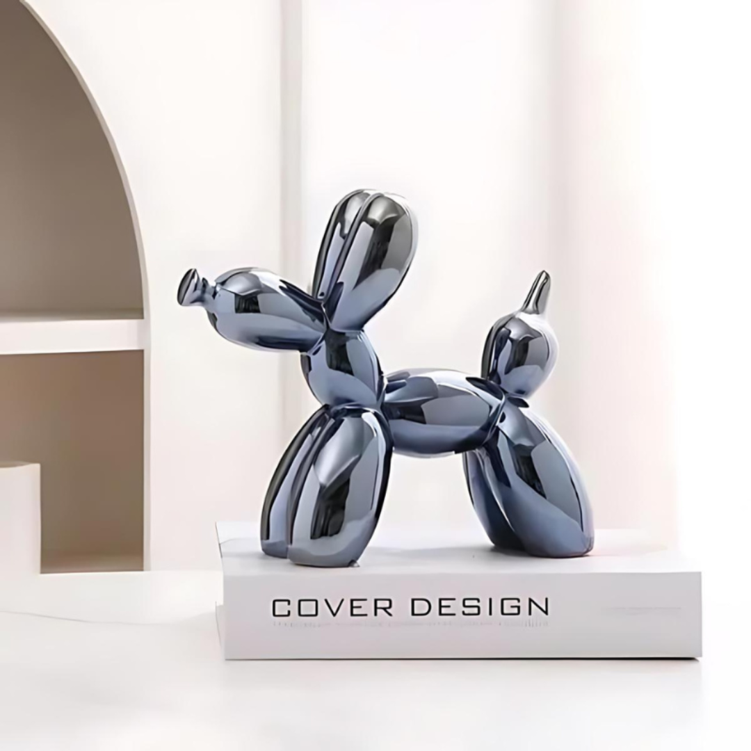 Balloon Dog Sculpture | Mirror Finish, Twisted Segments