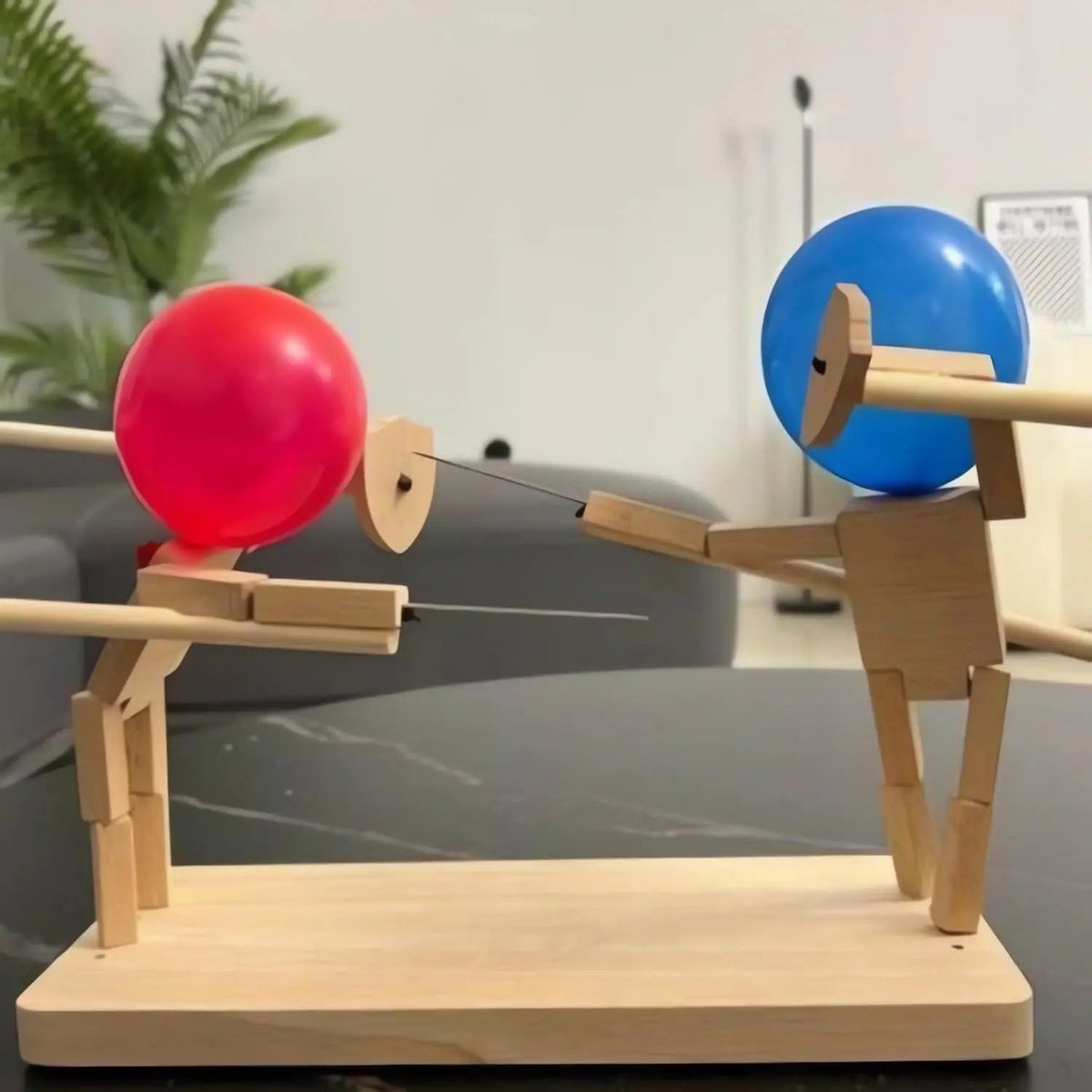 Bamboo Sword Duel | Wooden Balloon Fencing Toy