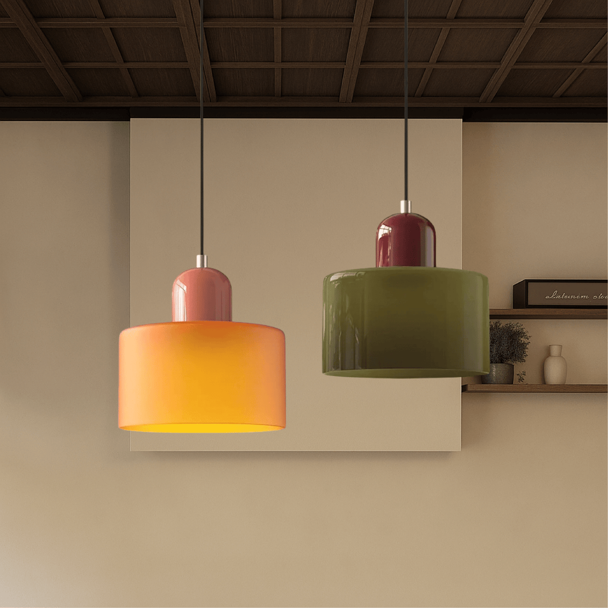 Bauhaus-Inspired Glass Pendant Light for Kitchen Island & Modern Spaces 5
