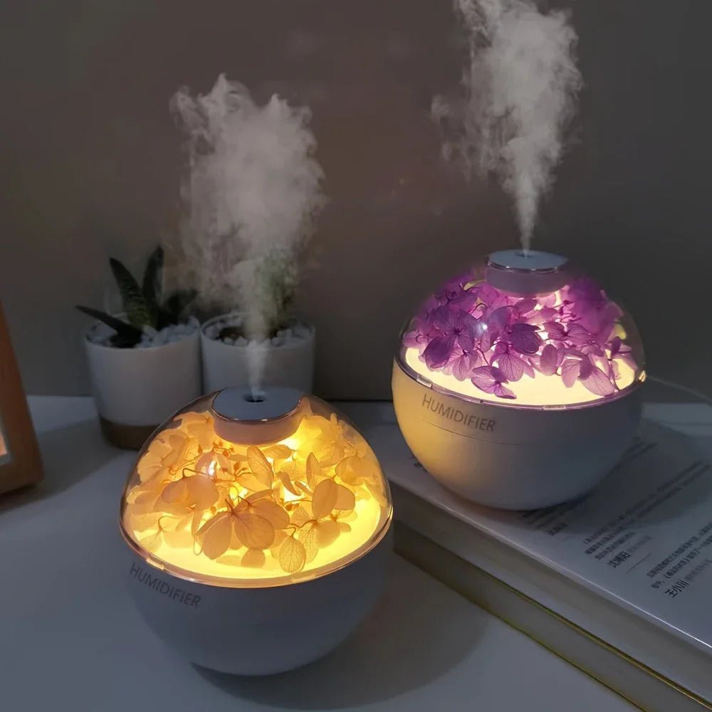 Bedroom Humidifier Mini Compact USB Ultrasonic with Whisper-Quiet Mist