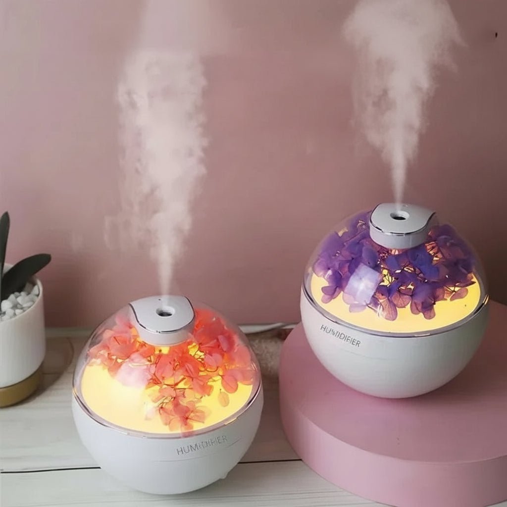 Bedroom Humidifier Mini Compact USB Ultrasonic with Whisper-Quiet Mist