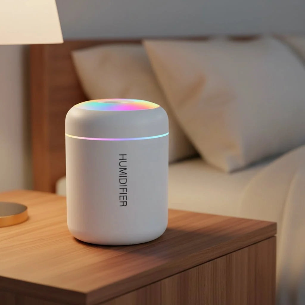 Bedroom Humidifier Portable Mini USB Powered with 40 ml/h Mist Output