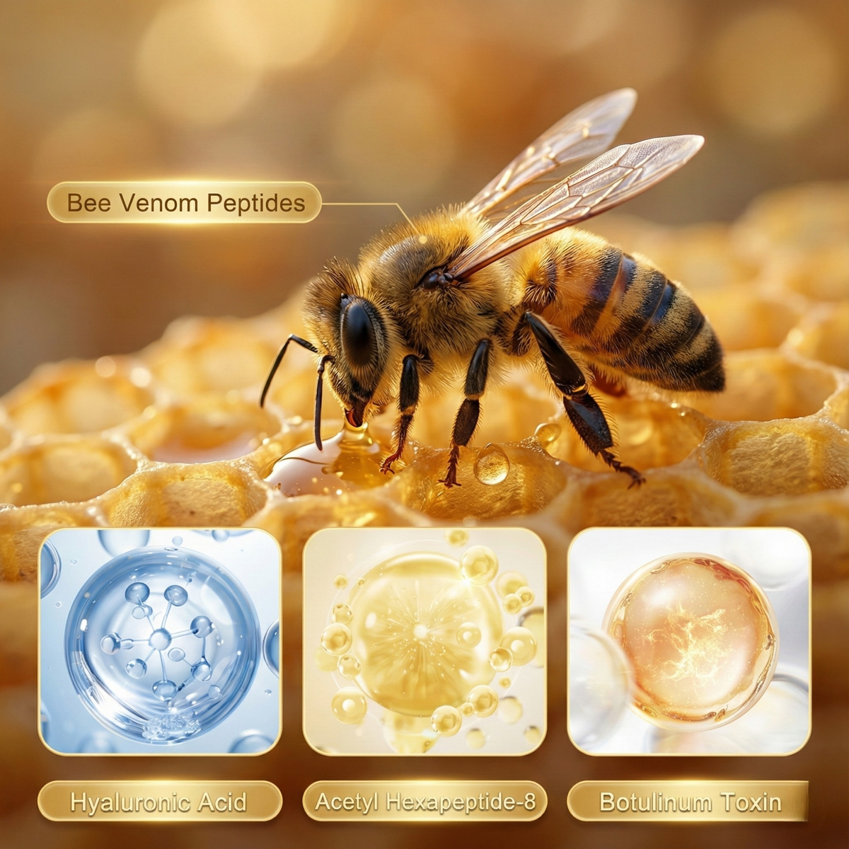 Bee Venom Firming Face Cream | Lifts, Tightens & Hydrates Skin | Smooths Fine Lines for Face, Neck and Décolletage