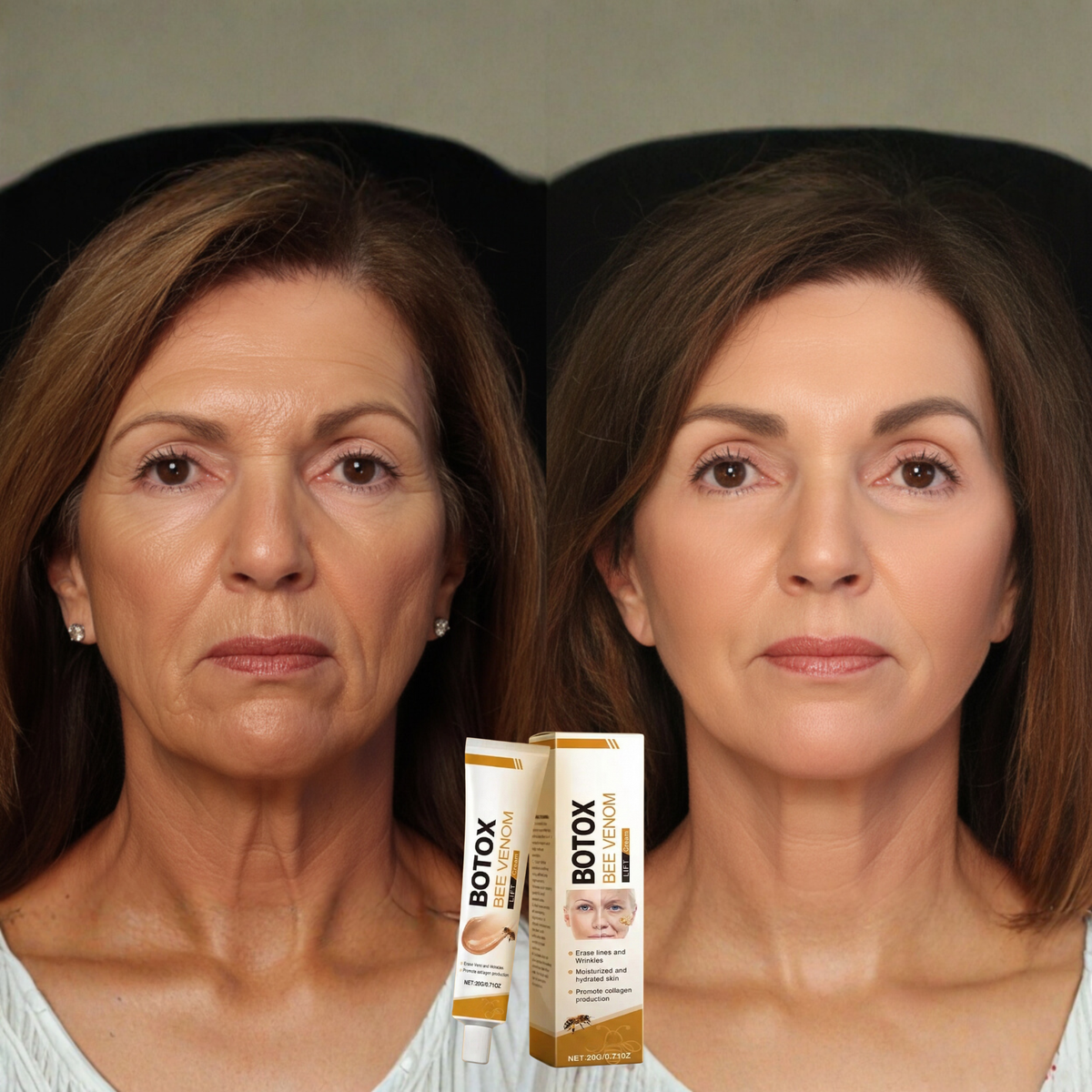 Bee Venom Firming Face Cream | Lifts, Tightens & Hydrates Skin | Smooths Fine Lines for Face, Neck and Décolletage