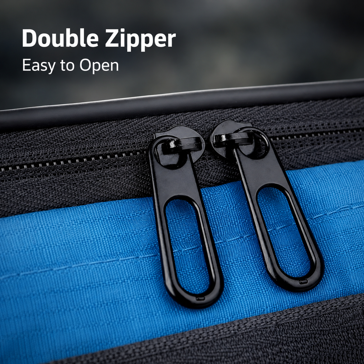 Bike Handlebar Storage Bag | Touchscreen Phone Window, 22 x 12 x 12.5 cm | Waterproof Nylon, Hook-and-Loop Mount
