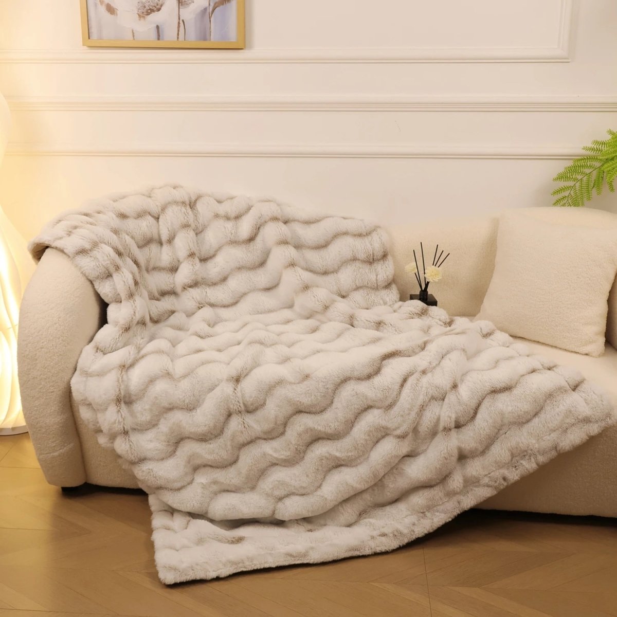 Blanket | Deep Wave-Textured Pile, Soft On Both Sides