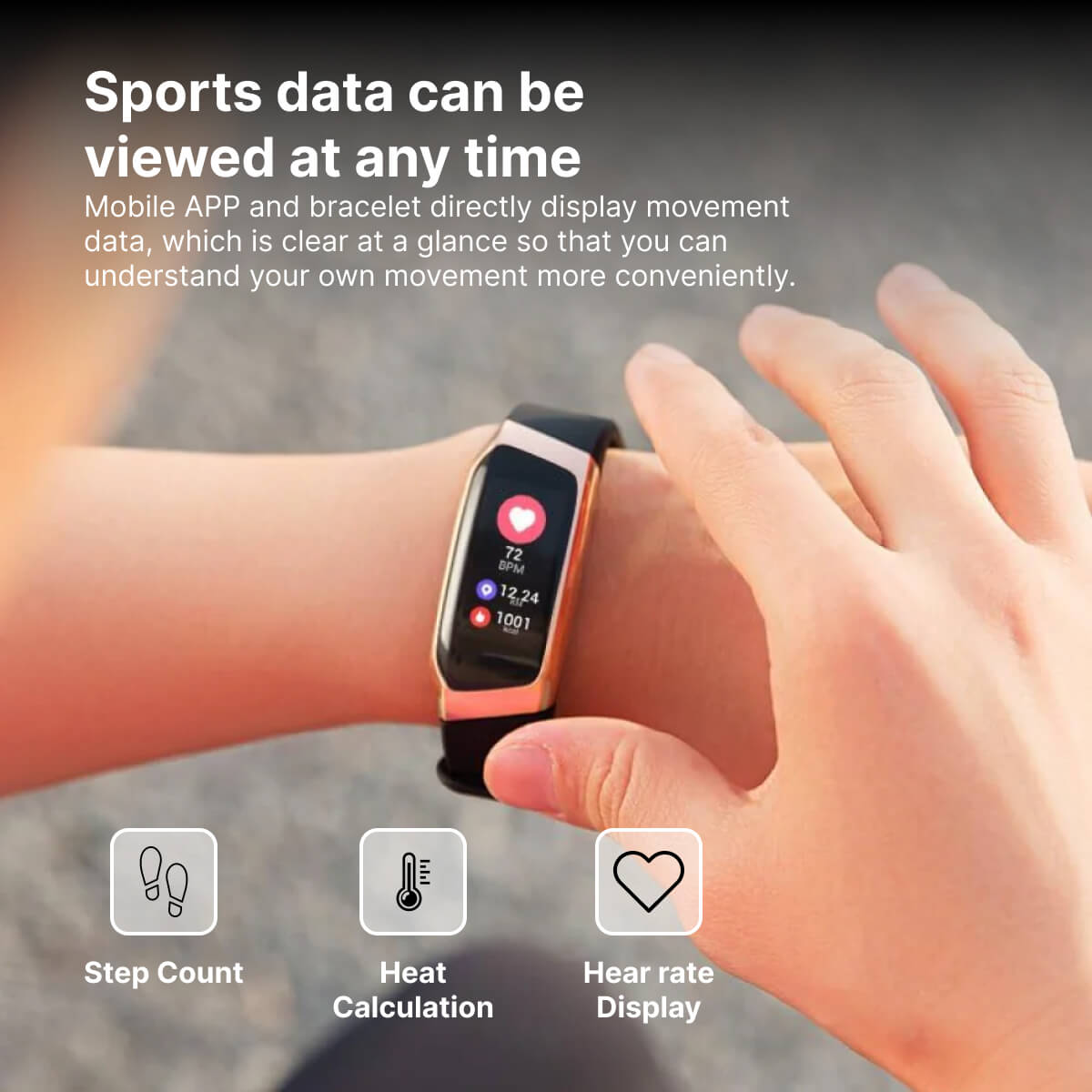 Blood Pressure Smart Watch | Heart Rate Monitor with Sleep & Sports Tracking | IP67 Waterproof, 30-Day Standby