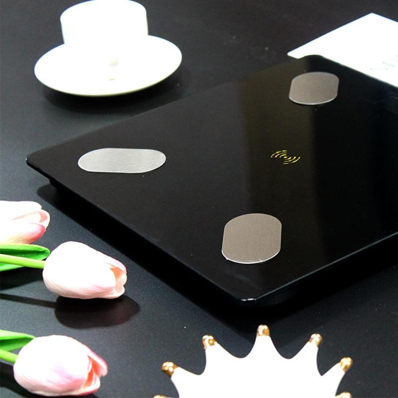 Bluetooth Body Fat Scale | Measures Weight, Muscle Mass, Water & Bone Mass | Smart App-Connected Digital Scale