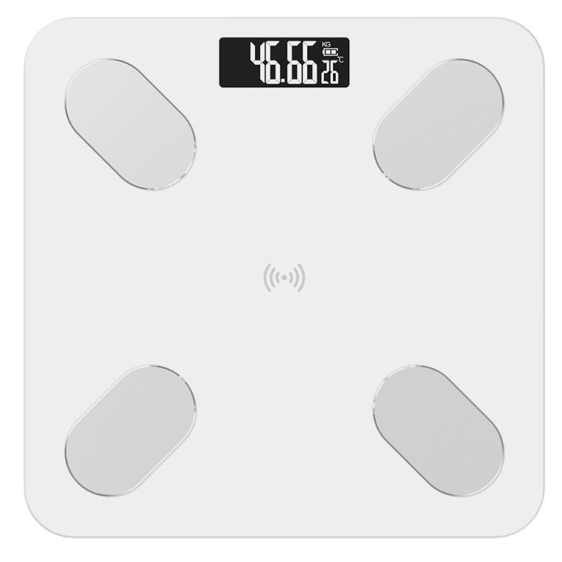 Bluetooth Body Fat Scale | Measures Weight, Muscle Mass, Water & Bone Mass | Smart App-Connected Digital Scale
