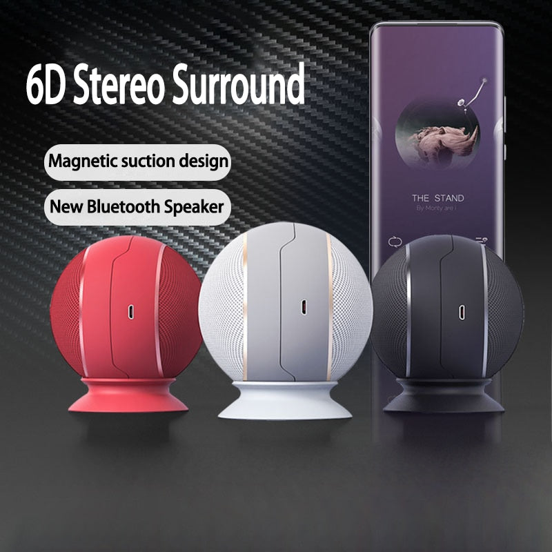 Bluetooth Speaker Waterproof ABS Battery Powered with Detachable Twin Design