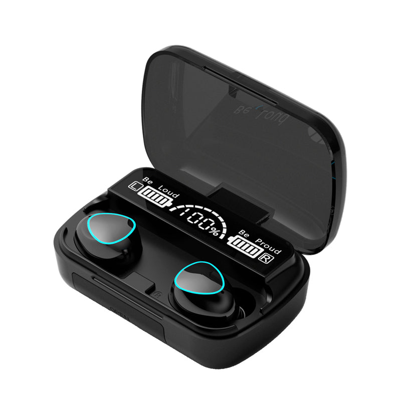 Bluetooth Wireless Earphones | Touch Control, LED Battery Display | IPX4 Waterproof Rating, 2000mAh Charging Case
