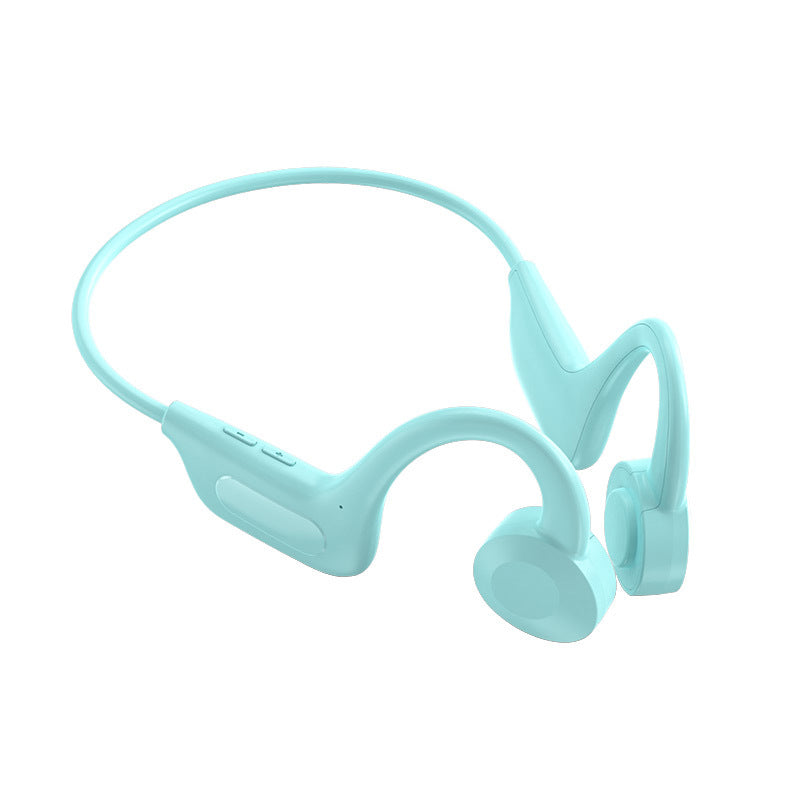 Bone Conduction Headphones Bluetooth 5.2 | Open-Ear Wireless Design for Glasses | 13 Hours Playtime, Sweatproof