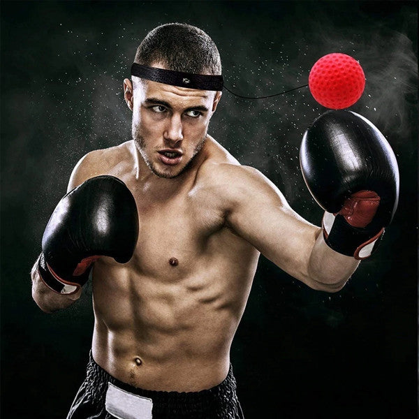 Boxing Reflex Ball Headband | Adjustable Fit for Adults and Kids | Improves Hand-Eye Coordination, Focus and Reflexes