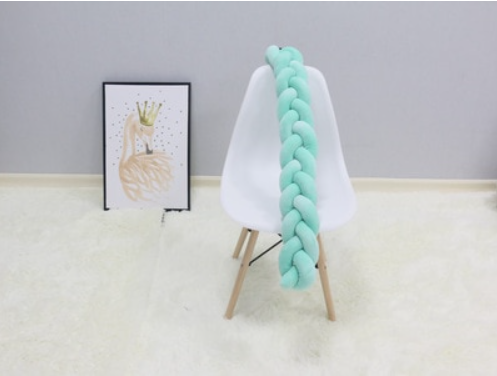 Braided Decorative Cushion | Three-Strand Design | Sofa & Day Bed Accessory