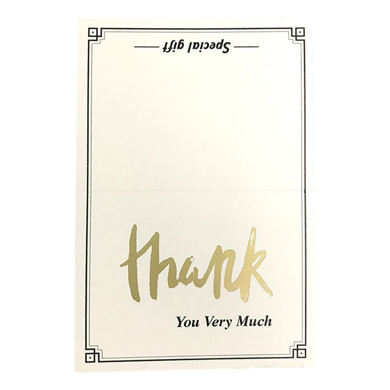 Bronzing Greeting Cards Set with Envelopes | 7 Assorted Messages | Ideal for Birthdays, Thank You & Celebrations