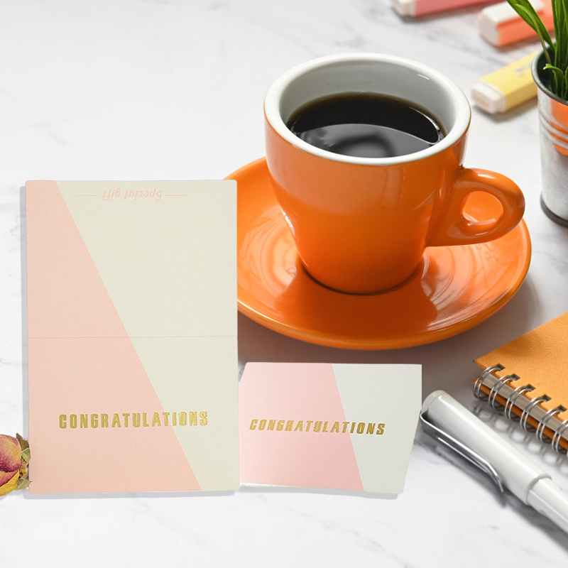 Bronzing Greeting Cards Set with Envelopes | 7 Assorted Messages | Ideal for Birthdays, Thank You & Celebrations