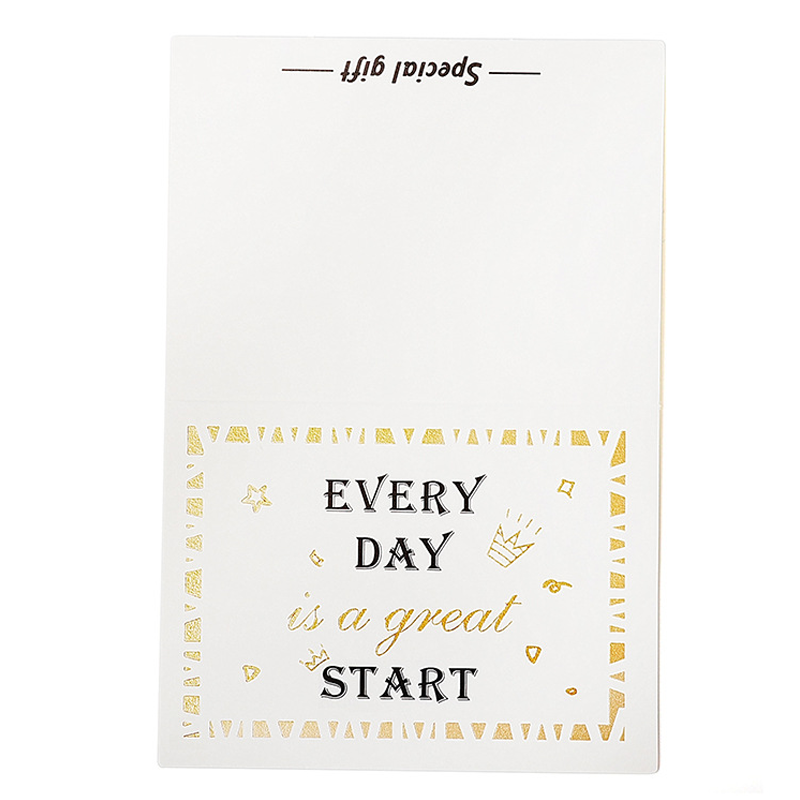 Bronzing Greeting Cards Set with Envelopes | 7 Assorted Messages | Ideal for Birthdays, Thank You & Celebrations