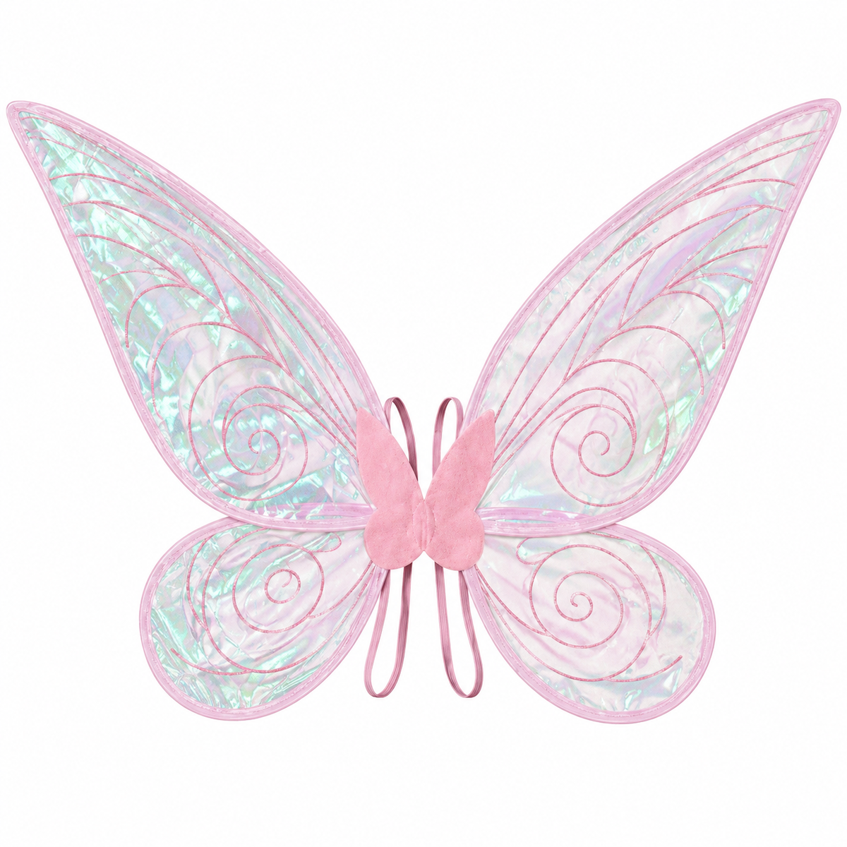 Butterfly Fairy Wings Costume | Sparkling Translucent Design for Parties | Lightweight Polyester, Fits Dresses and Skirts