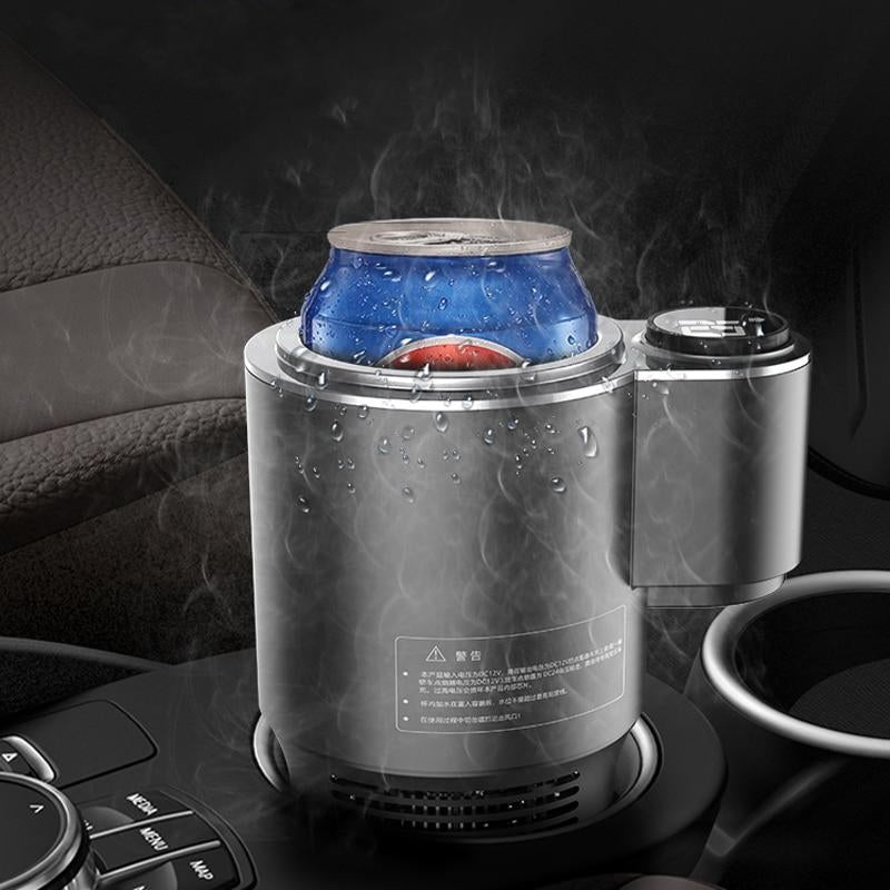 Car Mug Holder Cooling Heating 12 V Digital Display with Mechanical Switch