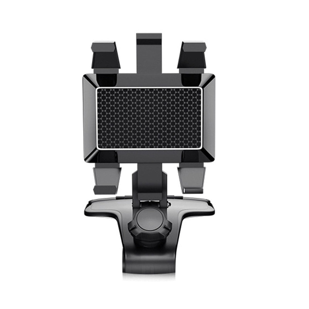 Car Phone Holder Clip Mount 360 Rotating Sun Visor with Non-Slip Pads