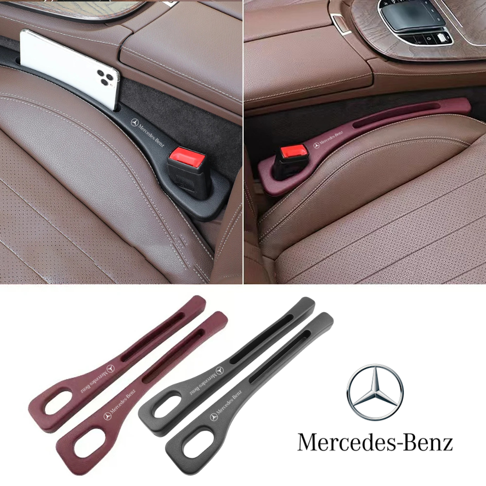 Car Seat Gap Filler Polyurethane | Set of 2, Universal Fit for All Car Models | Stops Items Falling Between Seats