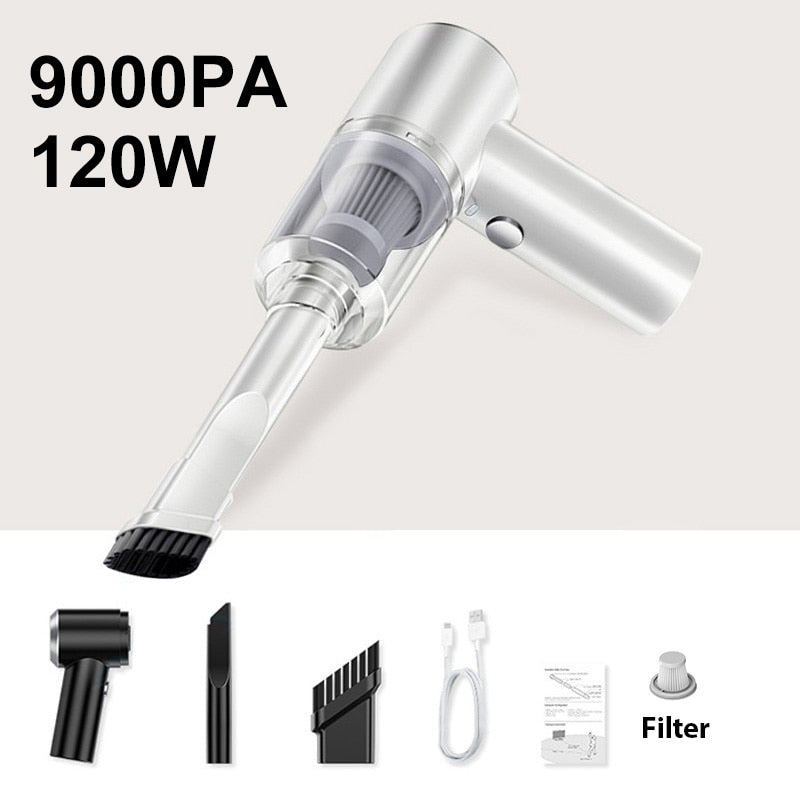 Car Vacuum Cleaner | Cordless Portable Handheld Design